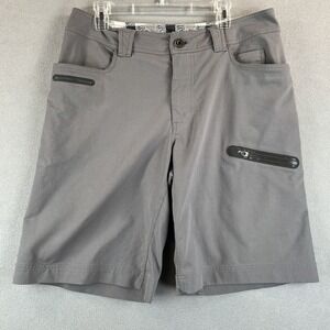 Lemon Men's Gray Cargo Shorts with Zip Pockets
